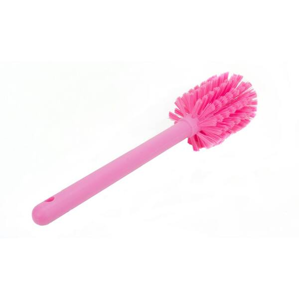 Plastic Pink Liquid Dishwasher Brush