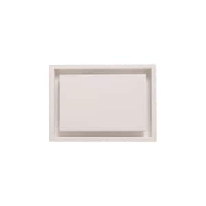 Framed Wall Vent Luxe 4 in. W. x 10 in. - White