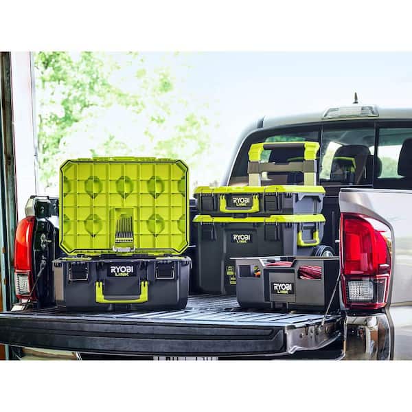 RYOBI - 22.2 in. LINK Rolling Tool Box with LINK Medium Tool Box and LINK Standard Tool Box