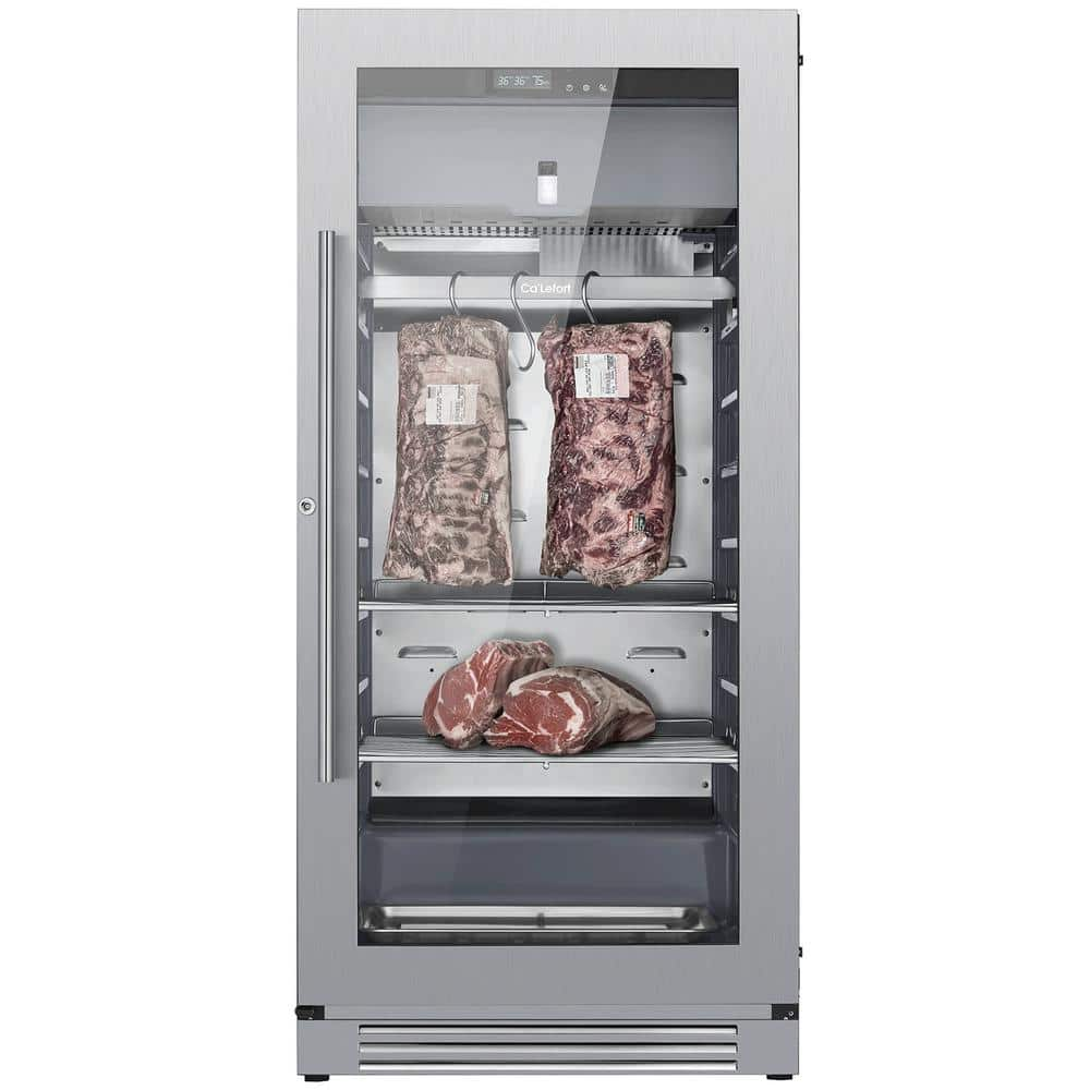 Ca'Lefort 24 in. 8.3 cu. ft. Commercial Dry Aging Refrigerator Beef Meat Steak Aging Machine in Stainless Steel Humidity Control