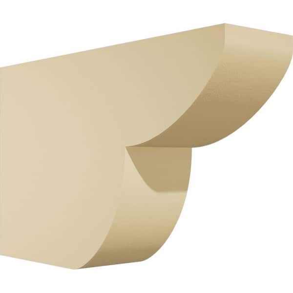 Ekena Millwork Standard Crestline 4 in. W x 10 in. H x 16 in. D Signature Urethane Rafter Tail Outlooker