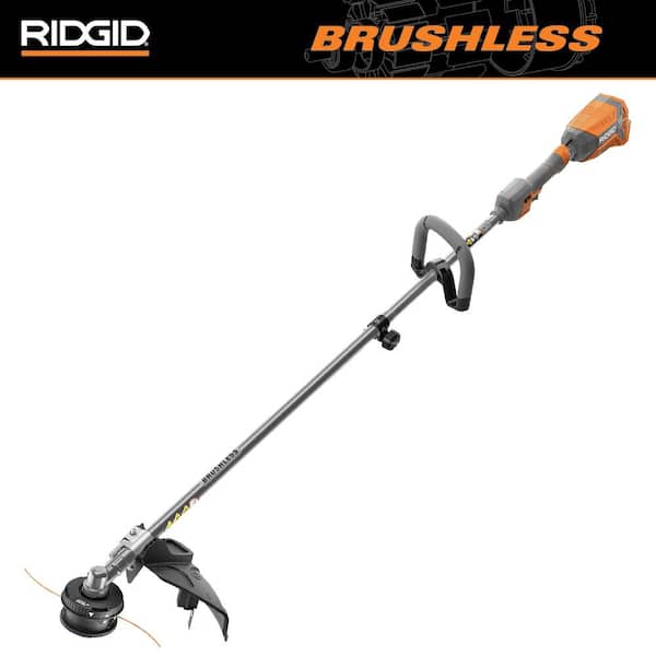 Stolt trække justering RIDGID 18V Brushless 14 in. Cordless Battery String Trimmer (Tool Only)  R01201B - The Home Depot