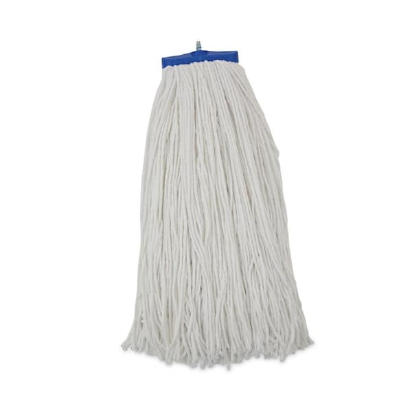 Boardwalk Rayon Cut End Lie Flat Wet Flat Mop Mop Head 24 Oz White