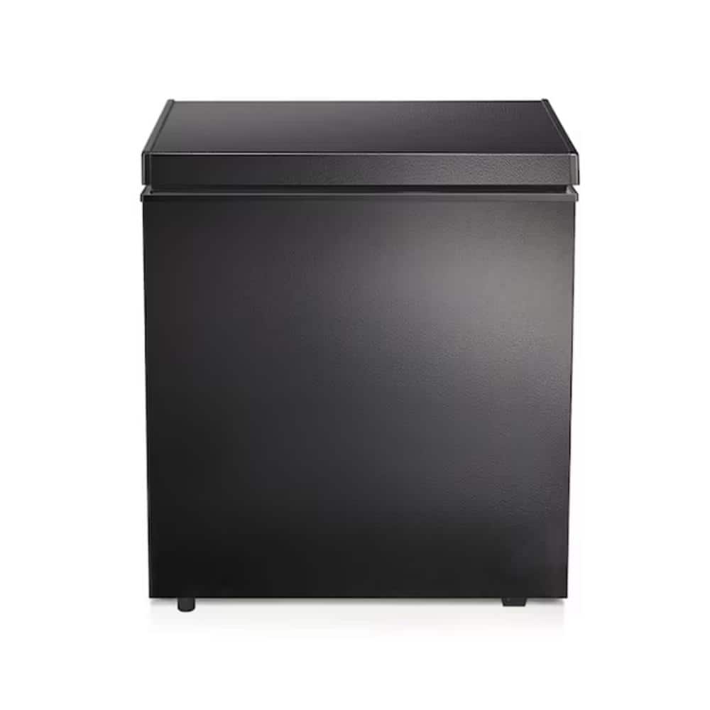 COWSAR 20 in. W 1.8 cu. ft. Manual Defrost Chest Freezer with Adjustable Temperature Controls in Black Garage Ready