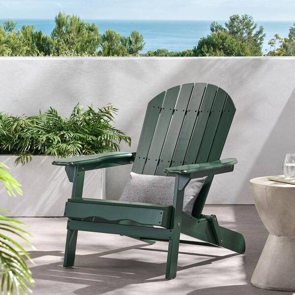 Zeus & Ruta Transitional style Outdoor Dark Green Wood Patio