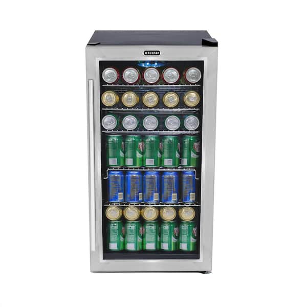 訳アリ　Whynter冷蔵庫 120缶用　BR130SB Whynter 17 in. 127 (12 oz.) Can Cooler in Black/Stainless Steel BR