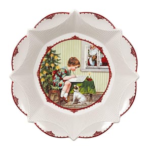 Toy's Fantasy Small 4.75 fl. oz red and white Porcelain Bowl Wish List