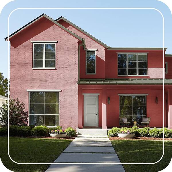 BEHR ULTRA - 1 gal. #PPU2-16 Fire Cracker Satin Enamel Exterior Paint & Primer