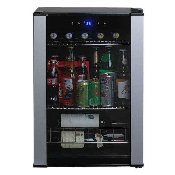 Wine Enthusiast 4-Bottles or 90-Cans Single Zone Wine and Beverage Center