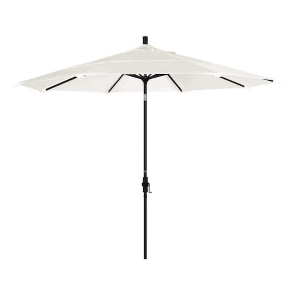California Umbrella 11 ft. Aluminum Collar Tilt Double Vented Patio Umbrella in Canvas Pacifica