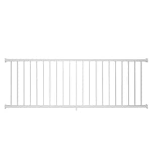 Stanford 36 in. H x 96 in. W Textured White Aluminum Railing Kit