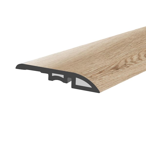 Lucida Surfaces GlueCore Cashmere 1-3/4 in. W x 47-1/4 in. L x 0.27 in. T Vinyl Reducer Molding Trim