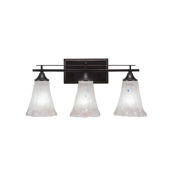 Unbranded Ontario 20.5 in. 3-Light Dark Granite Vanity Light