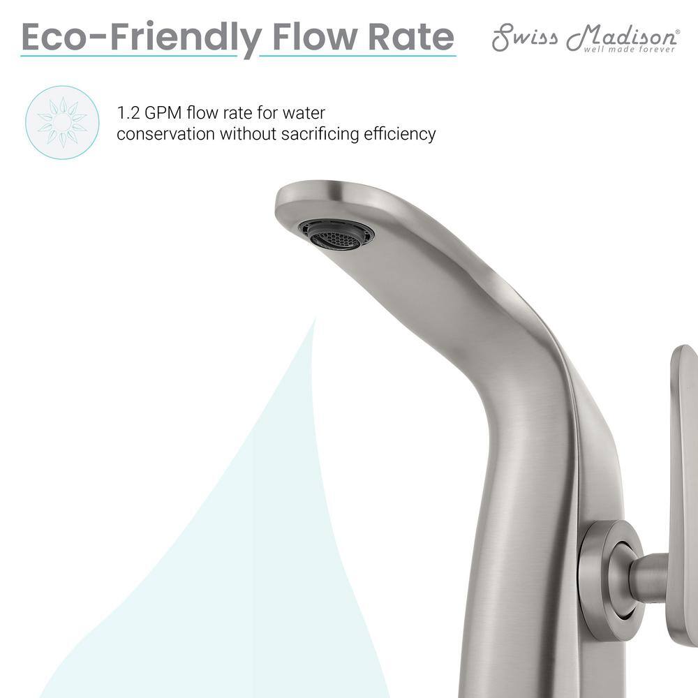 Chateau Brushed Nickel Single-Handle Bathroom Faucet