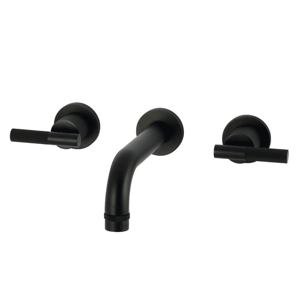 Convergent 2-Handle Wall-Mount Bathroom Sink Faucet in Matte Black price history on PriceWatchPro