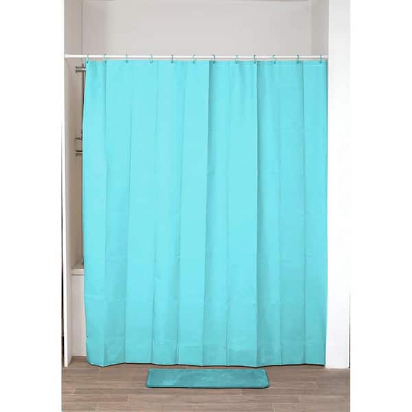 Aqua Blue Bath Shower Curtain 1101116, 72 X 78 Blue Shower Curtain