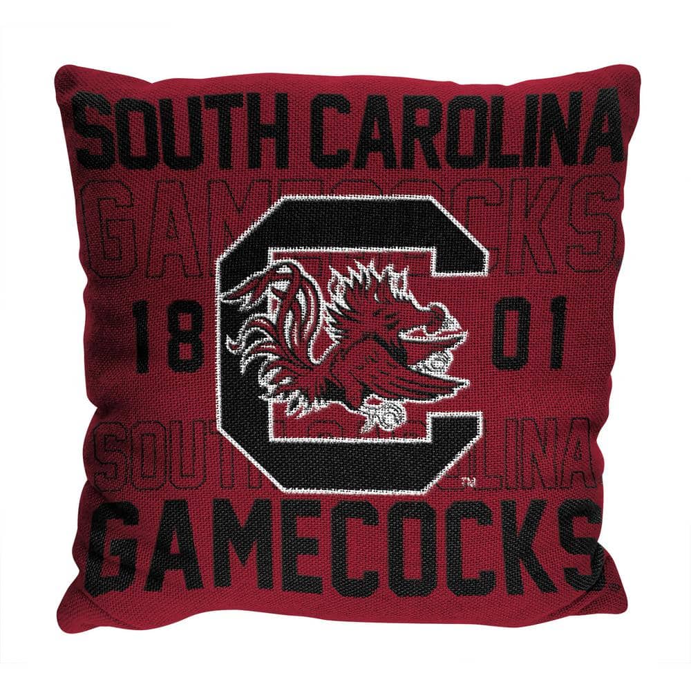 South Carolina Gamecocks Maroon Woven Throw Pillow
