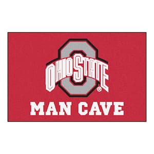Ohio State University Red Man Cave 2 ft. x 3 ft. Area Rug