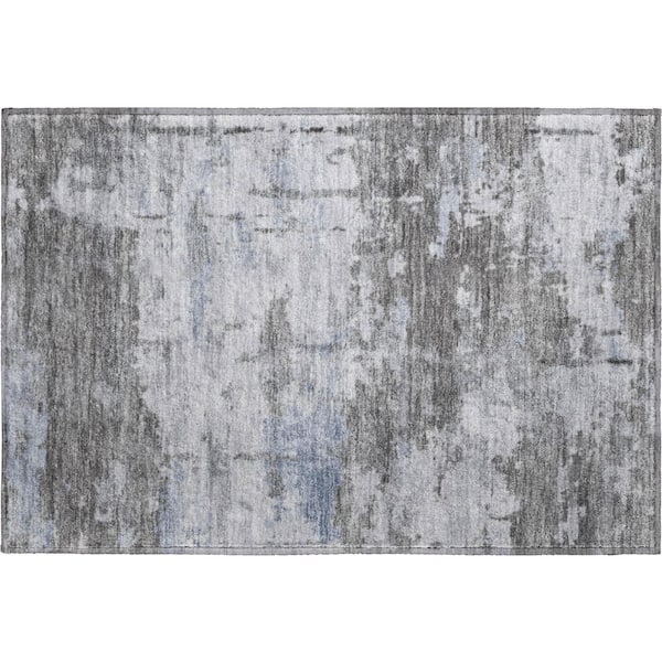 Mayfield Premium Machine Washable Abstract AMF2362 Taupe 2 ft. x 3 ft. Accent Rug