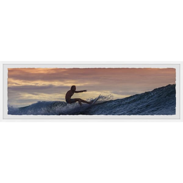 Unbranded "Feel the Waves" by Marmont Hill Framed Nature Art Print 15 in. x 45 in.