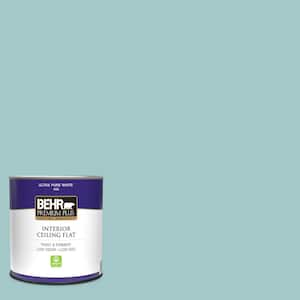 1 qt. #PPU13-10 Ocean Boulevard Ceiling Flat Interior Paint