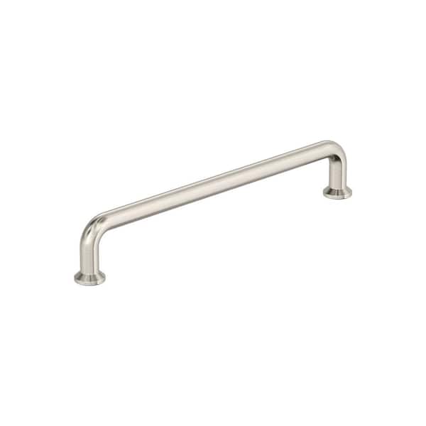 Amerock Factor 6-5/16 in. (160 mm) Center-to-Center Satin Nickel Cabinet Bar Pull (1-Pack )
