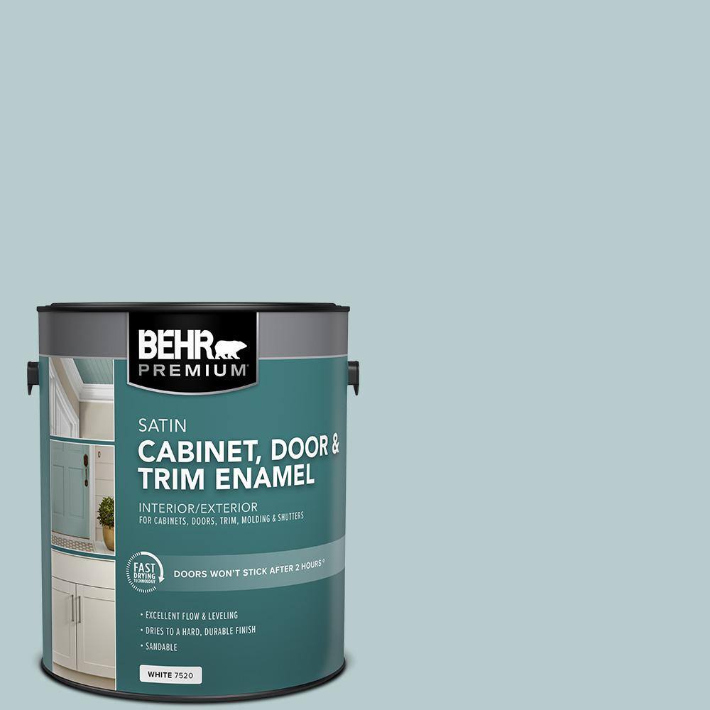 BEHR PREMIUM 1 gal. #MQ3-54 Dayflower Satin Enamel Interior