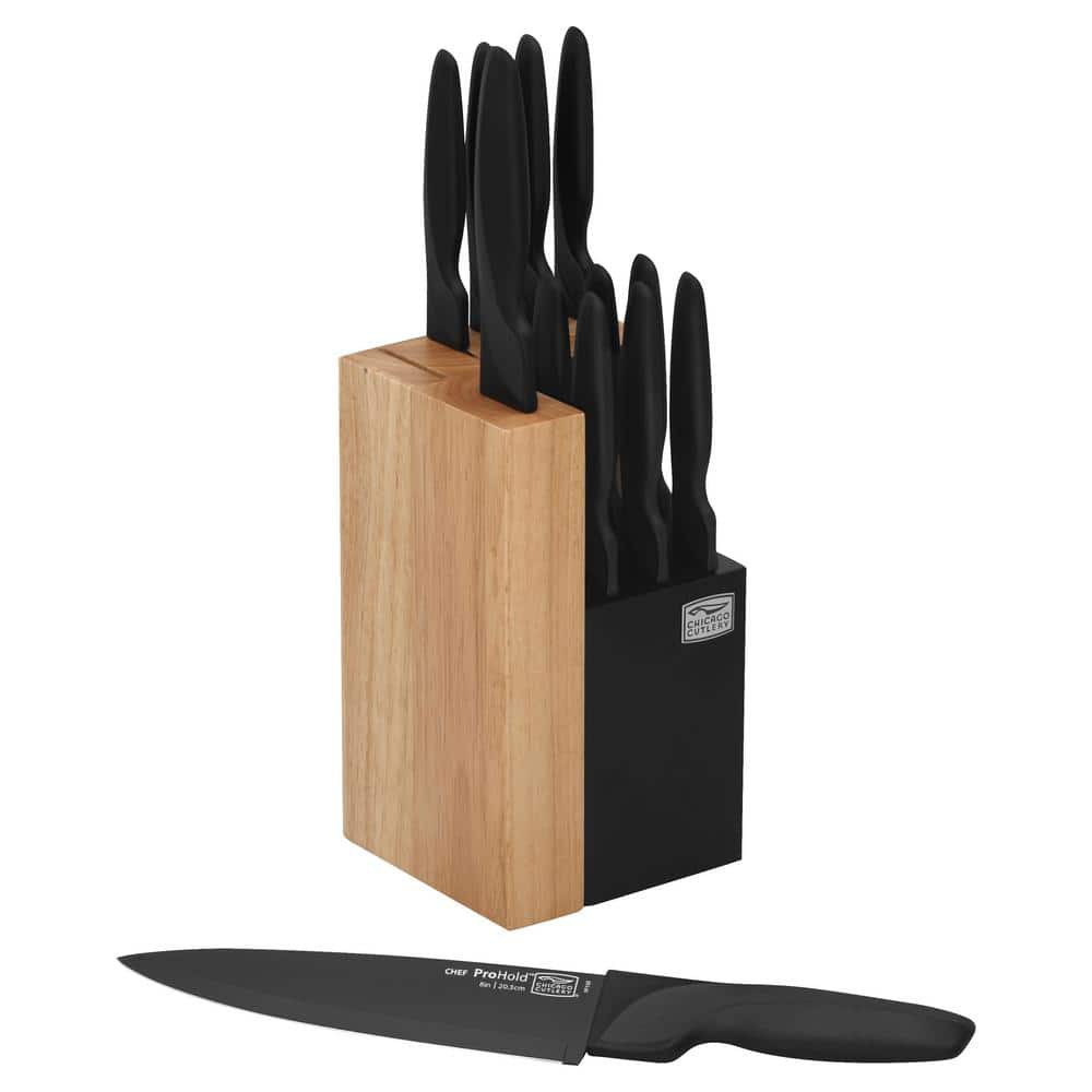 Chicago Cutlery ProHold Coated 14Piece Knife Set1108684 The Home Depot