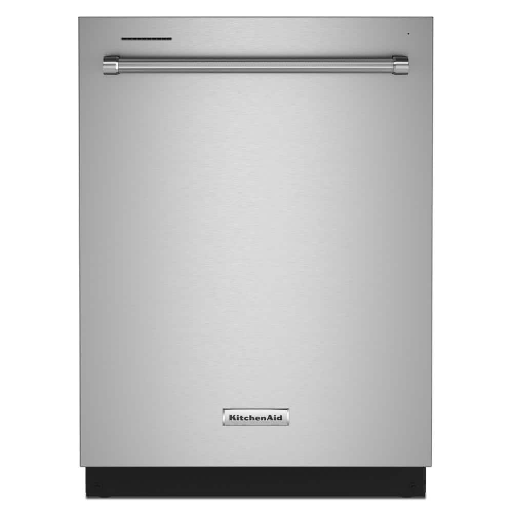 KitchenAid 24 in. Built-In Tall Tub Dishwasher in PrintShield Stainless Steel with Third Level Jet Rack