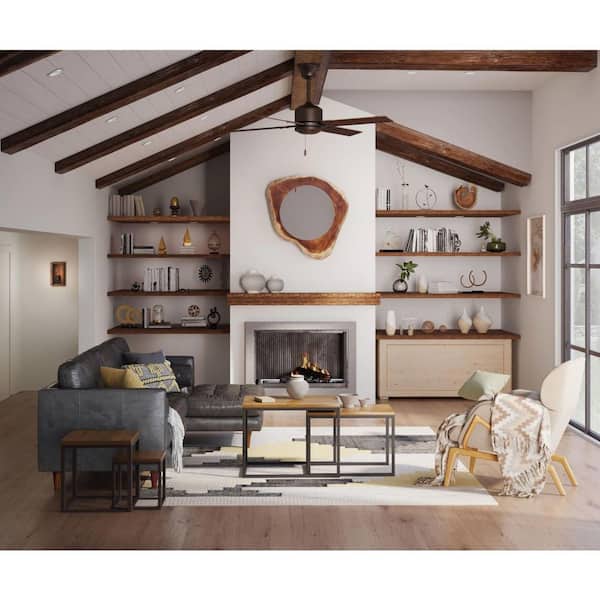 Clifton Heights 52 in. Indoor Antique Bronze Ceiling Fan