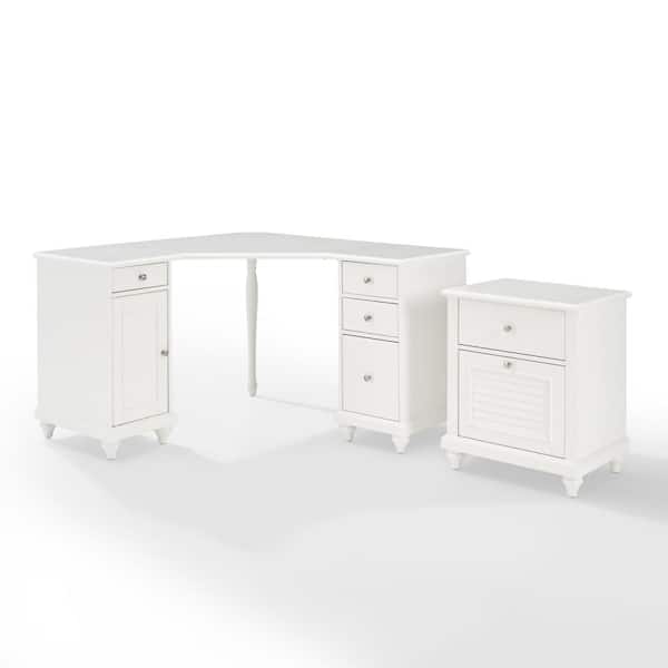 Crosley Furniture Palmetto 50 63 In, Desk Filing Cabinet Dimensions