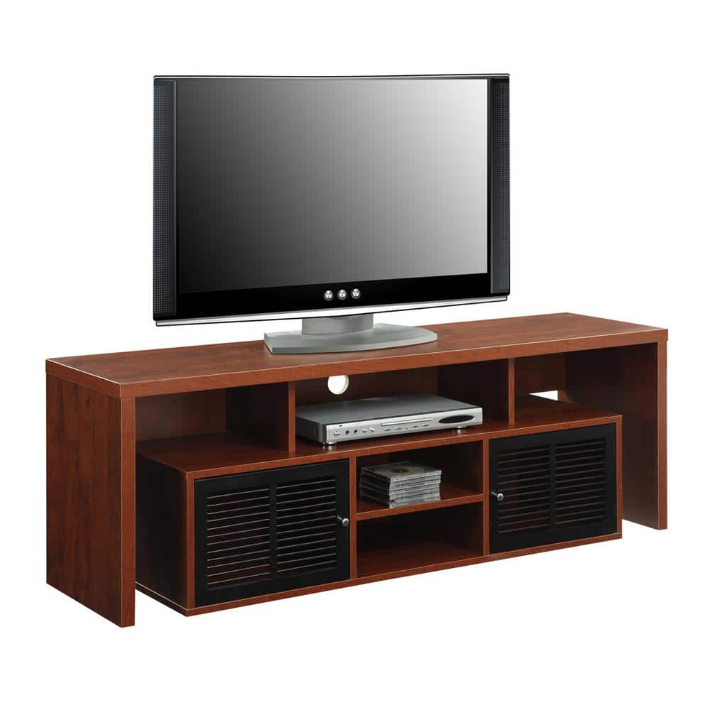 Lexington Cherry 60" Retro-Modern TV Stand with Storage