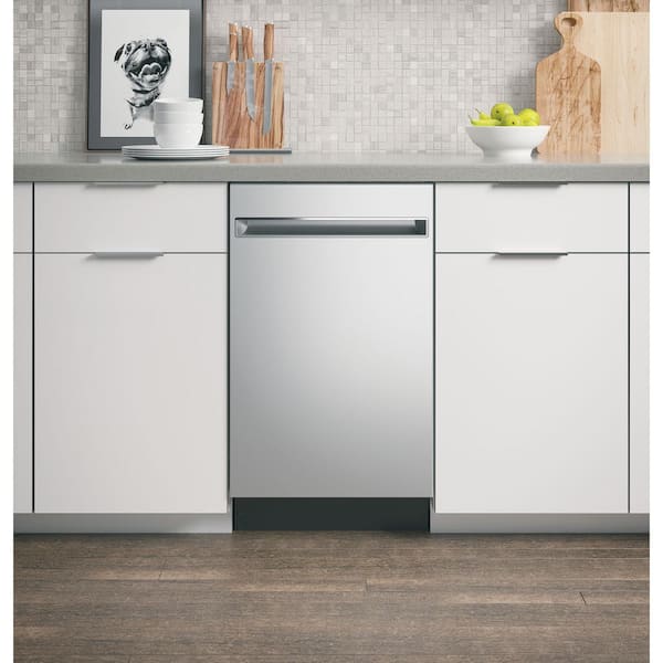 GE 18 in. Stainless Steel Portable Dishwasher with Sanitize Cycle and 52  dBA GPT145SSLSS - The Home Depot