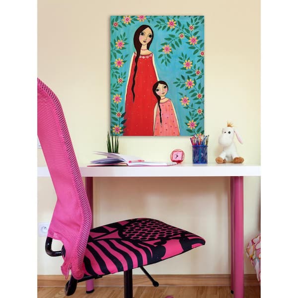 Unbranded 31 in. H x 24 in. W "So Alike" by Sascalia Printed Canvas Wall Art