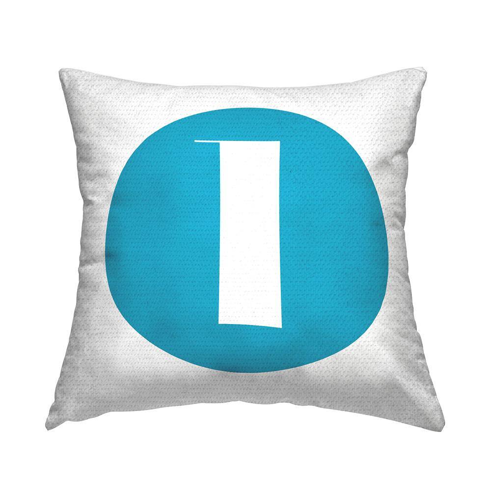 Blue Initial L Square Outdoor Throw Pillow price history on PriceWatchPro