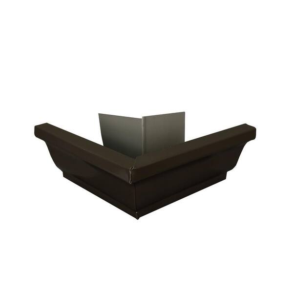 Amerimax Home Products 5 in. Dark Bronze Aluminum KStyle Outside