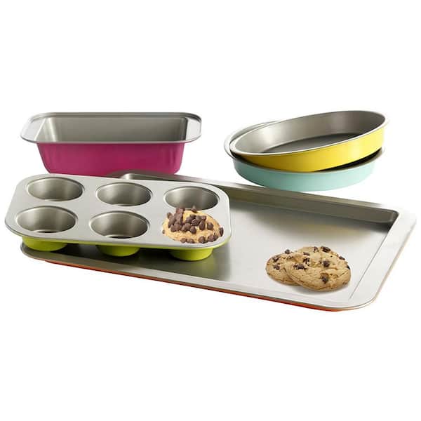 Color Splash Lyneham 5-Piece Carbon Steel Bakeware Set Color Splash Lyneham 5-Piece Carbon Steel Bakeware Set