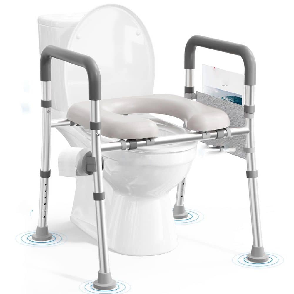 Adjustable Height and Width EligibleRaised Toilet Seat w/ Handles 400 lbs. 