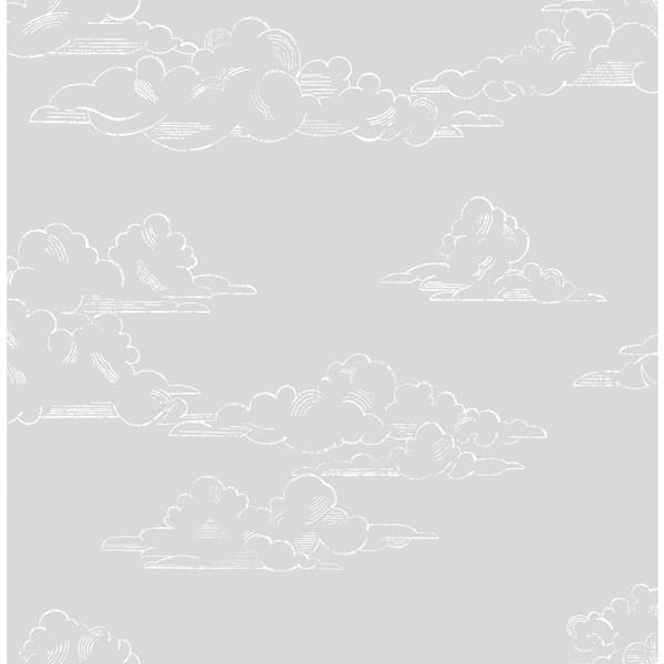 Superfresco Easy Vintage Cloud Grey Paper Strippable Roll (Covers 56 sq. ft.)