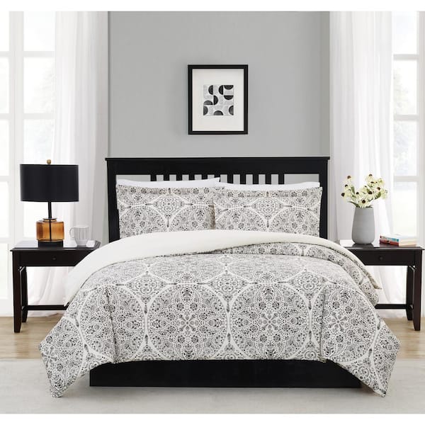 Cannon Gramercy 2-Piece Grey Polyester Twin/Twin XL Comforter Set