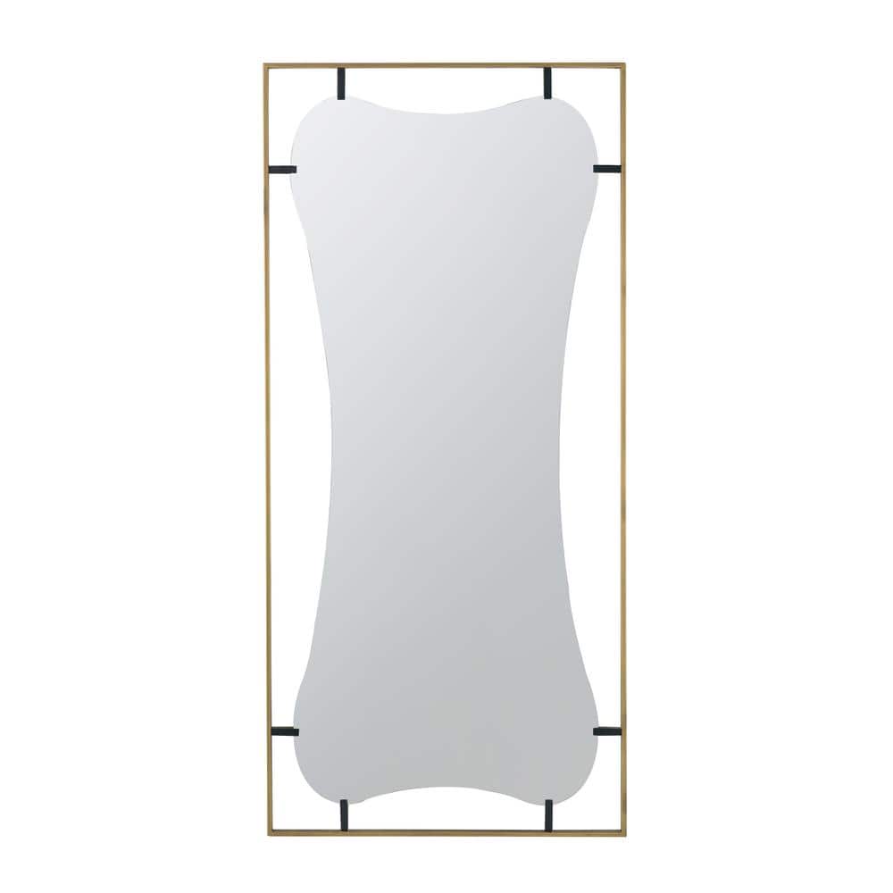 28 in. W x 60 in. H Rectangular Metal Framed Contemporary Design Wall Bathr
