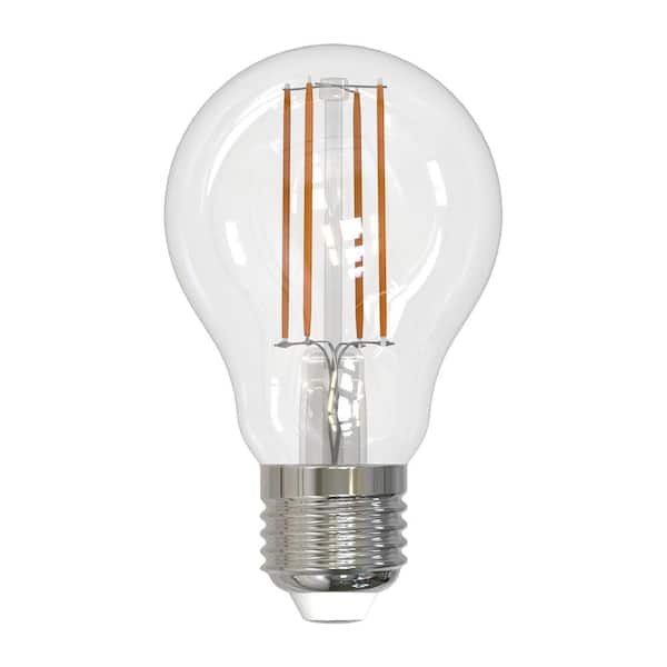 Bulbrite 60-Watt Equivalent Soft White Light A19 (E26) Medium Screw Base Dimmable Milky 3000K LED Light Bulb (2-Pack)