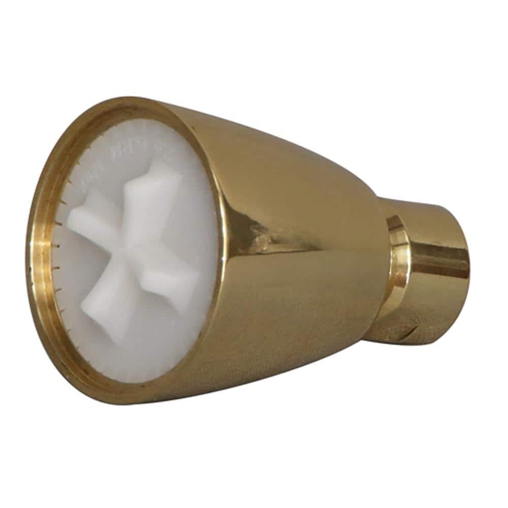 Polished Brass Wall Mounted Handheld Shower with Slidebar