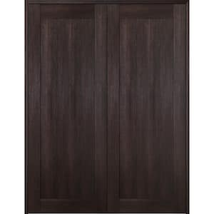 Vona 07 64 in. x 80 in. Both Active Veralinga Oak Wood Composite Double Prehung Interior Door