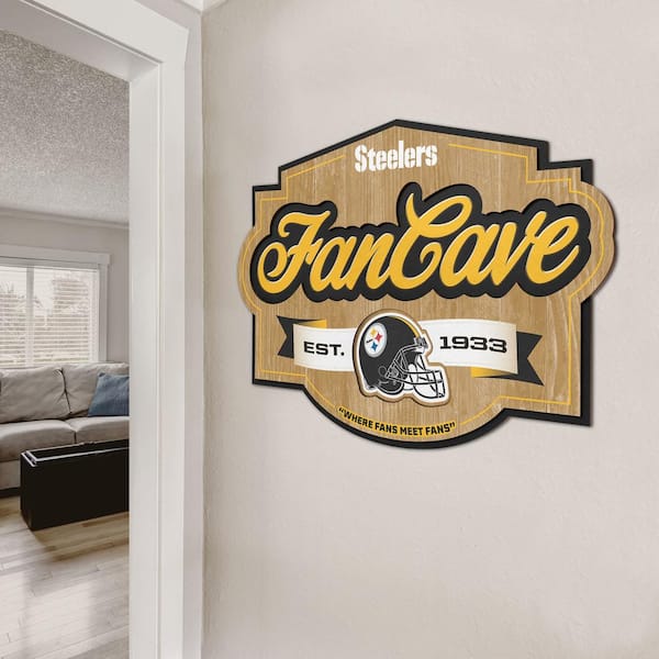 Pittsburgh Steelers Oval Football Multi Use Decal