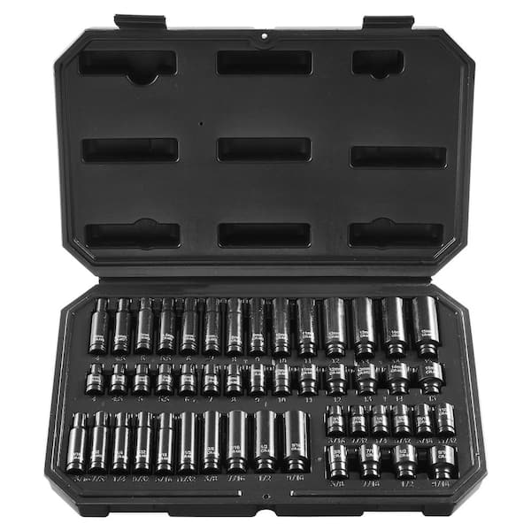 SKYSHALO 3/8 in. Impact Sockets Set 6 Point Drive Bit