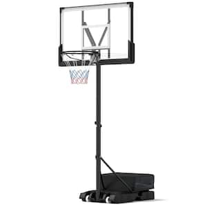 Basketball Hoop Outdoor System with 45 in. Shatterproof PC Backboard Wheels