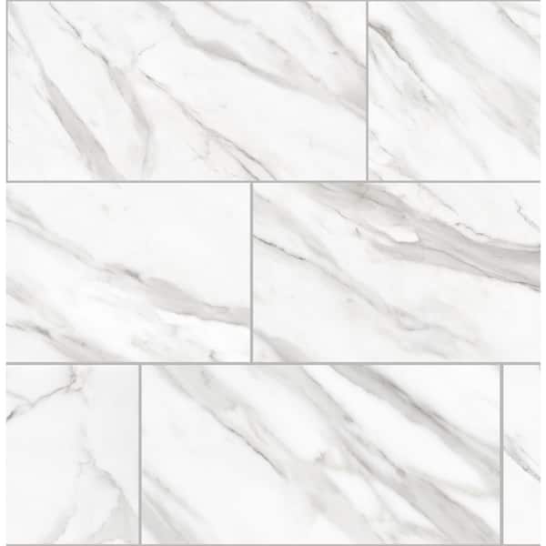 Florida Tile Home Collection Avante Bianco White 12 in. x 24 in. Matte Porcelain Floor and Wall Tile (13.3 sq. ft./case)