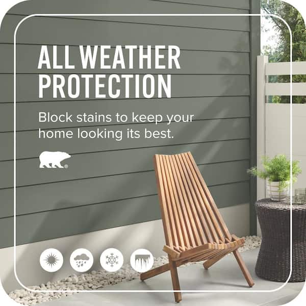 BEHR ULTRA - 1 gal. #BXC-72 Evergreen Trail Satin Enamel Exterior Paint & Primer