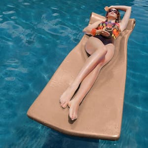 Bronze XX-Large Foam Mattress with Bonus Koozie Pool Float